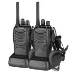 2 Pack Baofeng BF-88A Walkie Talkie 2 Two Way Radio Handheld Long Range FRS