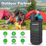 TD-M11 Walkie Talkies Waterproof IP67 FRS Long Range Two Way Radio with LED D