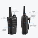 Midland BR10 Heavy-Duty Business Walkie Talkies 2-Watt Long Range Two-Way Radios