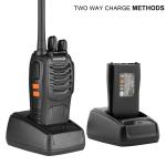 2 x Baofeng BF-88A Walkie Talkie Two Way Radio 16CH 462MHz 467MHz FRS Frequency