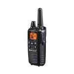 Midland LXT600BBX4 FRS Business Walkie Talkies - Long Range 36-Channel Two-Way Radios with Headsets and Charging Base, NOAA Weather Alerts (8-Pack, Black)