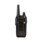 Midland LXT600BBX4 FRS Business Walkie Talkies - Long Range 36-Channel Two-Way Radios with Headsets and Charging Base, NOAA Weather Alerts (8-Pack, Black)