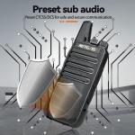 Retevis RT22 Walkie Talkie Radios Long Range FRS VOX For School/Hospital 20 Pack