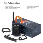 Rocky Talkie Mountain Radio - Long Range Walkie Talkie, FRS Handheld Radio, 4 Day Battery Life, Max Durability, 1 Pack