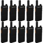 Retevis RT22P Walkie Talkies,New Version of RT22(2.0),Portable FRS Two-Way Radios,Compact,1620mAh Battery,2 Way Radio Walkie Talkie for Commercial School Restaurant Retail(10 Pack)