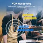 Retevis H-777H Walkie Talkies with Earpiece,2 Way Radio Long Range, Hidden Screen,USB-C Charging,Emergency Alarm,Portable FRS Two-way Radios with Base Station for Consumer Services Healthcare(10 Pack)