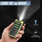 Retevis RB66 Walkie Talkie 1 Hour Fast Charging,Portable FRS Two-Way Radios with Earpiece,USB-C Charging,Flashlight,Fluorescent Design,Business 2 Way Radio for Catering Healthcare School(20 Pack)