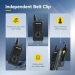 Retevis RT22S Walkie Talkies for Adults,Portable FRS Two-Way Radios(10 Pack) with 10 Way Multi Gang Charger, Handheld 2 Way Radio Rechargeable,Charging Progress Visible for Business Warehouse School