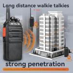 Retevis H-777S Walkie Talkies Long Range,Heavy Duty Portable FRS Two-Way Radios, Hands Free,Safe Call,Rugged Commercial 2 Way Radios with Gang Charger,for Warehouse, Churches,Jobsite(6 Pack)
