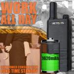 Retevis RT22P Walkie Talkies,New Version of RT22(2.0),Portable FRS Two-Way Radios,Compact,1620mAh Battery,2 Way Radio Walkie Talkie for Commercial School Restaurant Retail(10 Pack)