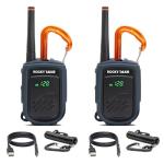 Rocky Talkie Mountain Radio - Long Range Walkie Talkie, FRS Handheld Radio, 4 Day Battery Life, Max Durability, 2 Pack