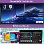 TOKANI 7-inch Touchscreen Car Radio Stereo with Wireless Carplay& Android Auto, Designed for Scion FR-S (2013-2016), tC (2005-2016), xB (2004-2015) and xD (2008-2014), Android 13 System, 4GB + 64GB