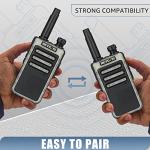 Retevis RB66 Walkie Talkie 1 Hour Fast Charging,Portable FRS Two-Way Radios with Earpiece,USB-C Charging,Flashlight,Fluorescent Design,Business 2 Way Radio for Catering Healthcare School(20 Pack)