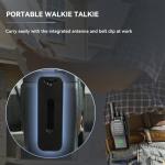 Retevis H-777H Walkie Talkies, Shatterproof Hidden Screen, Channel Display, Portable FRS, LED Flashlight, USB-C Charging, Emergency Alarm, VOX Handsfree, Compact(10 Pack)