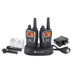 Midland T71VP3 36 Channel FRS Two-Way Radio - Up to 38 Mile Range Walkie Talkie - Black/Silver (Pack of 4), 6.2" x 1.3" x 2.3", Model Number: T71X4VP3