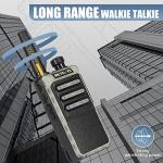 Retevis RB66 Walkie Talkie 1 Hour Fast Charging,Portable FRS Two-Way Radios with Earpiece,USB-C Charging,Flashlight,Fluorescent Design,Business 2 Way Radio for Catering Healthcare School(20 Pack)