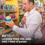 LXT600BBX6 Midland LXT600BBX6 FRS Business Walkie Talkies - Long Range 36-Channel Two-Way Radios with Headsets and Charging Base, NOAA Weather Alerts (6-Pack, Black)