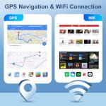 2+64G for Toyota GT86/Subaru BRZ Scion FRS 2012-2016 Car Radio with Wireless Carplay/Android Auto,Android Car Stereo 9“ Touch Screen 28UI GPS WiFi Bluetooth FM/RDS Mirror Link SWC+Backup Camera&Mic