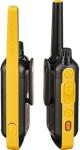 Motorola Solutions, Portable FRS, T470, Talkabout, Two-Way Radios, Emergency Preparedness, Rechargeable, 22 Channel, 35 Mile, Black W/Yellow, 12 Pack