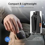 Retevis H777D Walkie Talkies Long Range with LCD Screen, USB -C Charging, Portable FRS Two Way Radios for Adults, Handsfree, Durable Walkie Talkie for Restaurant Retail Warehouse School(10 Pack)