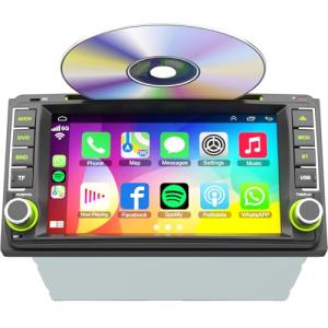 7 Inch Head Unit Car Radio for Scion FR-S 2013-2016,tC 2005-2016, xB 2004-2015, xD 2008-2014, Car Stereo with CD/DVD Player- CarPlay & Android Auto,Bluetooth & FM Radio