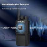 Retevis NR10 Walkie Talkies with Earpiece,Noise Canceling 2 Way Radio Rechargeable(10 Pack) with 10 Way Multi Gang Charger,Space-Efficient,Portable FRS Two-Way Radios for Business Factory Worksite