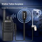 Retevis NR10 Walkie Talkies with Earpiece,Noise Canceling 2 Way Radio Rechargeable(10 Pack) with 10 Way Multi Gang Charger,Space-Efficient,Portable FRS Two-Way Radios for Business Factory Worksite