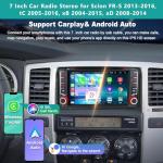 7 Inch Head Unit Car Radio for Scion FR-S 2013-2016,tC 2005-2016, xB 2004-2015, xD 2008-2014, Car Stereo with CD/DVD Player- CarPlay & Android Auto,Bluetooth & FM Radio