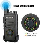Retevis RT22S FRS Walkie Talkies Two Way Radios for Hunting/Family/Event (2pcs)