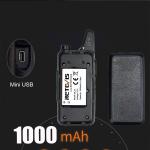 Retevis RT22S FRS Walkie Talkies Two Way Radios for Hunting/Family/Event (2pcs)