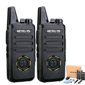 Retevis RT22S FRS Walkie Talkies Two Way Radios for Hunting/Family/Event (2pcs)