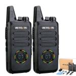 Retevis RT22S FRS Walkie Talkies Two Way Radios for Hunting/Family/Event (2pcs)