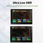 GOOZEEZOO JYR4010-150W End Fed Half Wave Antenna for Ham Radio, 150W Shortwave Radio Antenna, 4 Band 10m 15m 20m 40m Long Wire Antenna, 1:64 Balun No Tuning (Black)