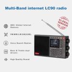 CHOYONG LC90 Multi-Band Smart Internet Radio Portable AM/FM, Longwave and Shortwave Radio with WiFi/4G, Bluetooth, TF Card，Portable Shortwave Receiver with SSB,choyoung Radio