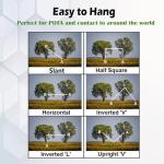 GOOZEEZOO JYR4010-150W End Fed Half Wave Antenna for Ham Radio, 150W Shortwave Radio Antenna, 4 Band 10m 15m 20m 40m Long Wire Antenna, 1:64 Balun No Tuning (Black)