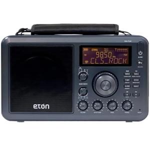 Eton Elite Field Radio with AM/FM, Shortwave, RDS, Bluetooth, Digital Tuning, Treble/Bass Control, 50 Memory Stations, External Antenna, Rich LCD Display, Retro Tabletop Design