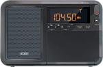 Eton Elite Traveler AM/FM, Longwave, Shortwave Radio with RDS, World Clock, 500 Stations, Dial Tuning, Alarm, Sleep Timer, Leather Case, Portable International Radio with High-Contrast LCD