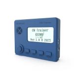 Mini CW Trainer Morse Code Trainer with Display, Moore Simo Wales Code Shortwave Radio Telegraph Key Car Key Learning CW Radio for Telegraph Practice with Charging Cable (Blue)