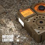 Raddy RF320 APP Control Shortwave Radio, AIR/FM/AM/VHF/SW/WB Receiver, Portable Radio Rechargeable w/ 9.85 Ft Wire Antenna (Yellow)