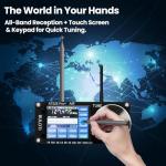 ATS25pro+ AIR Radio Portable AM FM, Bluetooth WiFi Radio AIR Band, FM SW SSB MW LW AIR SDR Aviation Band Receiver, Shortwave Radio for Home, Indoor, Outdoor, Travel, Camping, Climbing