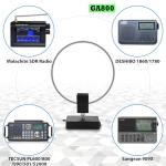 GA800 Loop Antenna, GOOZEEZOO Active Shortwave Radio Antenna with BNC Cable 10KHz-159MHz HF LW MW SW FM Air V Band Portable Receiving Antenna for Ham Radio(Free of Tuning)