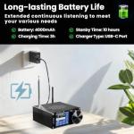 ATS25pro+ AIR Radio Portable AM FM, Bluetooth WiFi Radio AIR Band, FM SW SSB MW LW AIR SDR Aviation Band Receiver, Shortwave Radio for Home, Indoor, Outdoor, Travel, Camping, Climbing