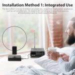 GA800 Loop Antenna, GOOZEEZOO Active Shortwave Radio Antenna with BNC Cable 10KHz-159MHz HF LW MW SW FM Air V Band Portable Receiving Antenna for Ham Radio(Free of Tuning)