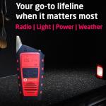 Eton Odyssey Adventure Hand Crank NOAA Weather Radio, All Band Emergency Radio, AM/FM Shortwave Storm, Bluetooth, Phone Charger, RDS, Solar, Multi-Function Flashlight, Camping, Hiking