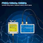 K-180WLA Active Loop Broadband Receiving Antenna 100kHz-180MHz 20dBi SDR Radio Antenna Loop Small Loop Short Wave Antenna