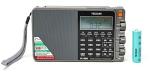 Tecsun PL880 Portable Digital PLL Dual Conversion AM/FM, Longwave & Shortwave Radio with SSB (Single Side Band) Reception, Color Silver