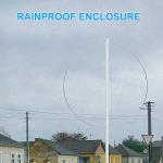 K-180WLA Active Loop Broadband Receiving Antenna 100kHz-180MHz 20dBi SDR Radio Antenna Loop Small Loop Short Wave Antenna