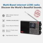 CHOYONG LC90 Internet Radio Professional Multi-Functional SmartMulti-Band WIFI/4G Global Version choyoung Portable Radio FM/LW/MW/SW/SSB Shortwave Radio Bluetooth,TFCard,All World Radios