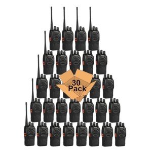 BAOFENG BF-888S Walkie Talkies Long Range Rechargeable Walkie Talkie for Adults, Walky Talky for Business Commercial Work (Pack of 30)