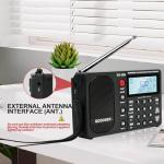 QODOSEN DX-286 Portable Shortwave Radio AM FM LW SW Ultra High Sensitivity Full Band Radios with TEF6686 Chip for Kitchen, Desk, Bedroom, Office and Outdoors.